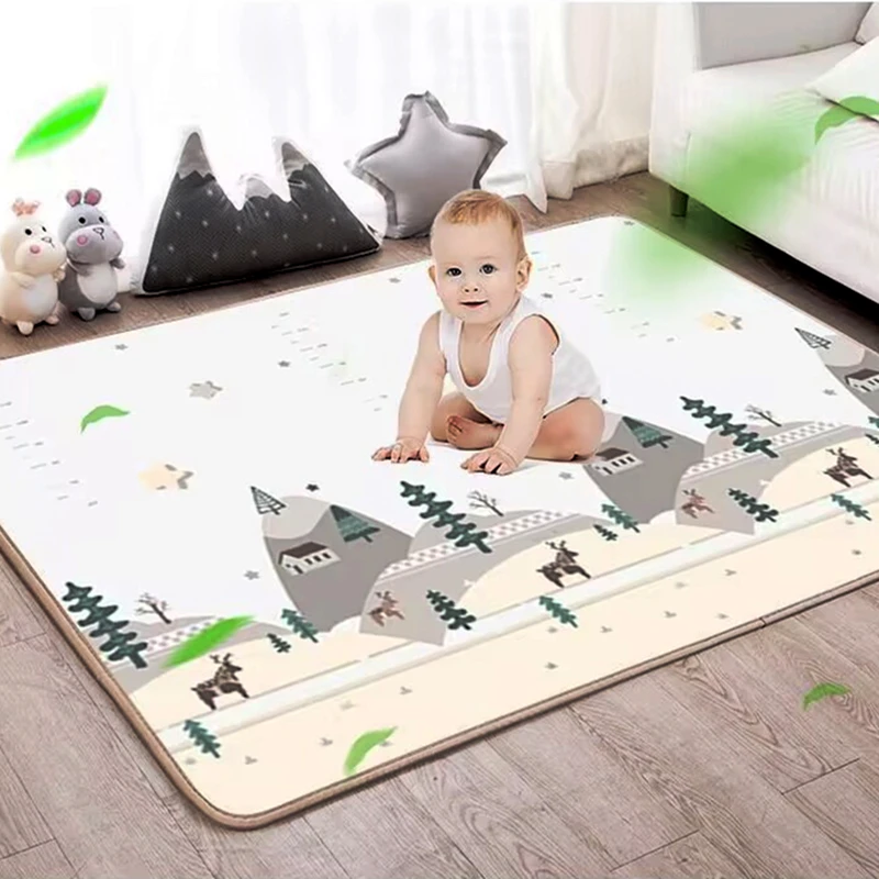 New 200cm X180cm Baby Crawling Play Mats EPE Nvironmentally Thick Children Rug Playmat Carpet Play Mat for Children\'s Safety Mat