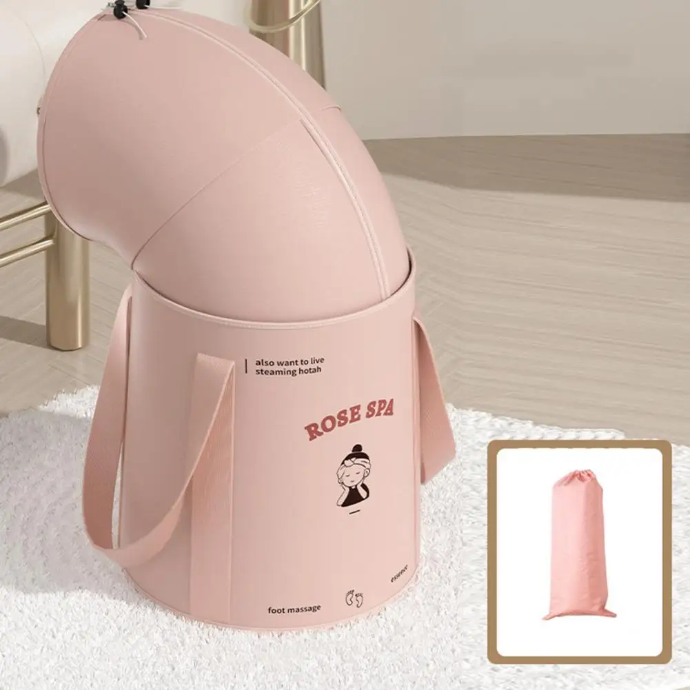 Portable Soaking Bag Portable Collapsible Foot Bath Bucket with Insulation for Hot Soaking Travel Foot Spa Tub Bag for Camping - view 5