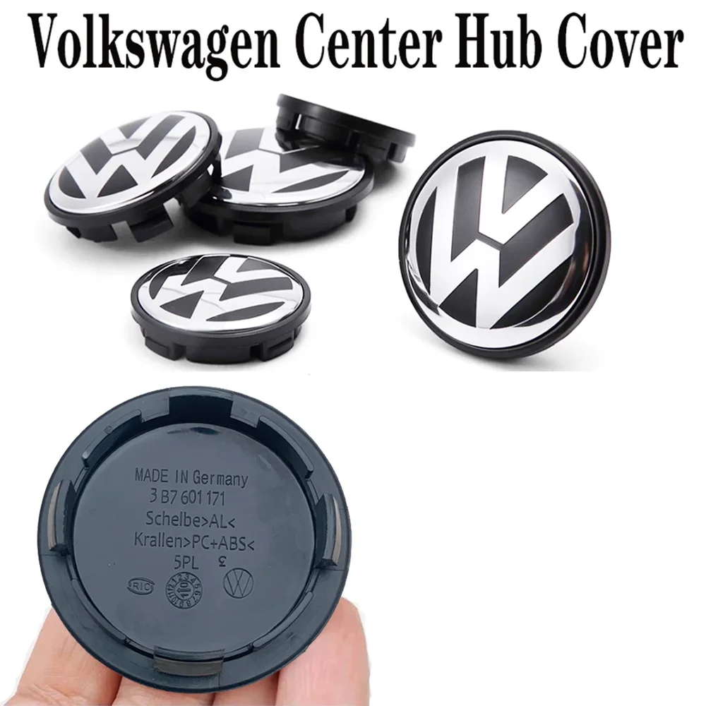 

Car Sticker Hub Caps 4pcs 55mm 56mm 65mm 70mm Car Styling Wheel Center Cap Hub Covers Badge Accessories For VW Volkswagen 3B7601