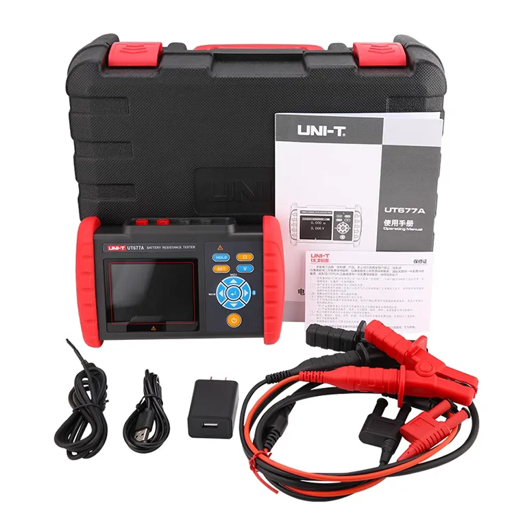 UT677A Batterij interne weerstandstester Batterijspanning Temperatuurtester