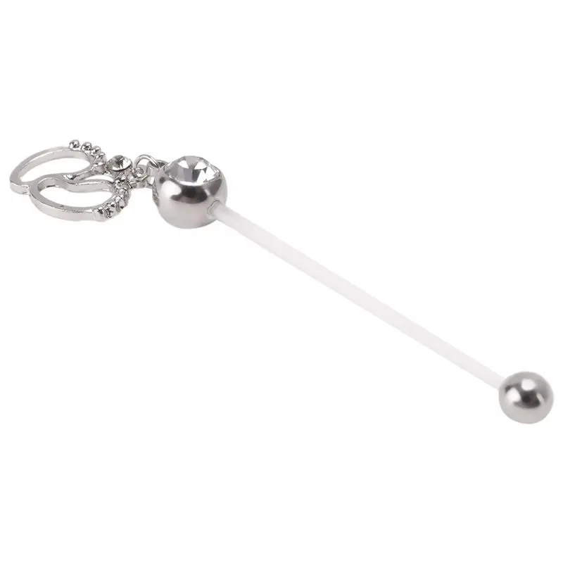 A95D - Anillo Flexible para Ombligo de Embarazo y Maternidad, Piercing Corporal con Diseño de Pies de Bebé
