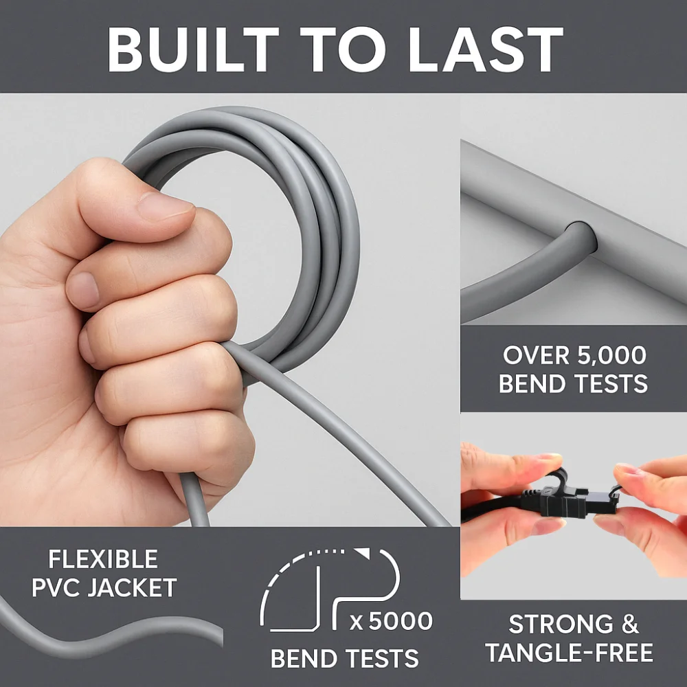100m 24AWG CAT6 UTP Cable Super Soft Cold Resistant Network Cable LED Screen Outdoor Event Long Distance Neutrik EtherCon