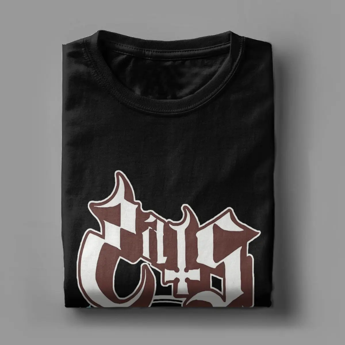 Opussy Ghost Band T-Shirts for Men Hipster 100% Cotton Tees Round Collar Short Sleeve T Shirt Printed Tops