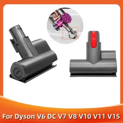 Mini Motorized Tool Brush Head For Dyson V6 DC V7 V8 V10 V11 V15 Stick Vacuum Cleaner Mite Removal Suction Head Replace Parts