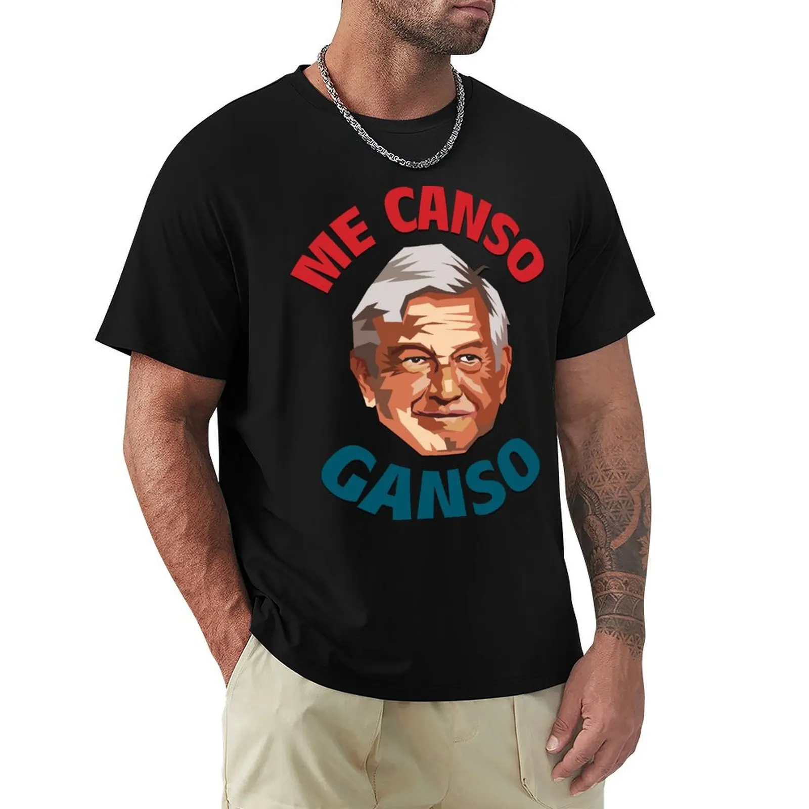 Camiseta AMLO / Me Canso Goose con estampado original
