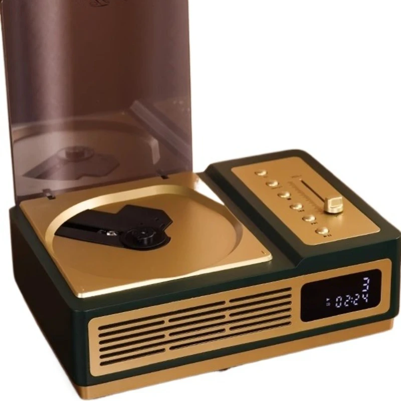 

Fever Bluetooth speaker, gift birthday gift disc album player integrated retro CD player