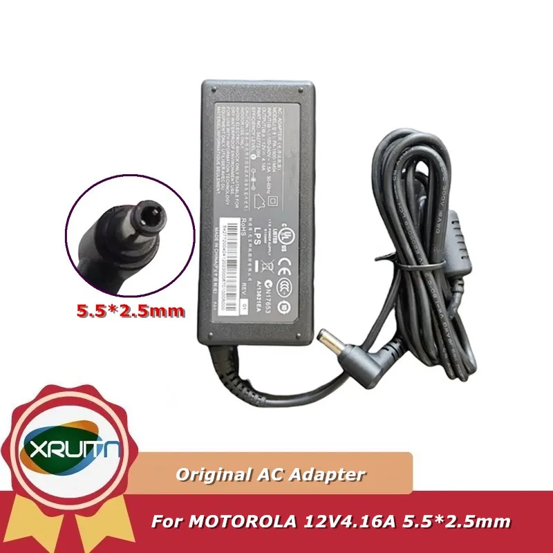 

Оригинал для Motorola PA-1500-1M04 542772 -004 Зарядное устройство переменного тока 12 В 4,16 5,5*2,5 мм Блок питания монитора