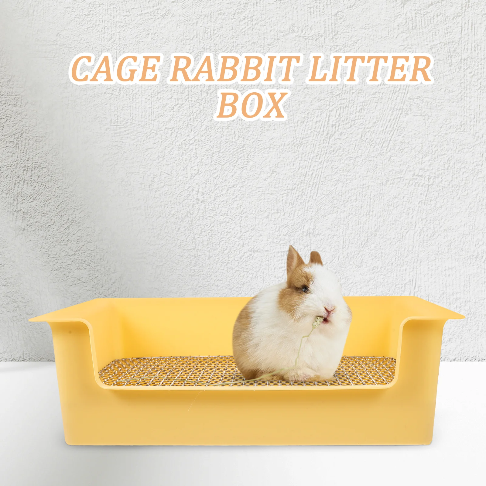 

Large Rabbit Litter Box Split Type Rectangle Pet Toilet Tray for Guinea Pig Hamster Small Animal Litter Box Indoor Bunny Potty