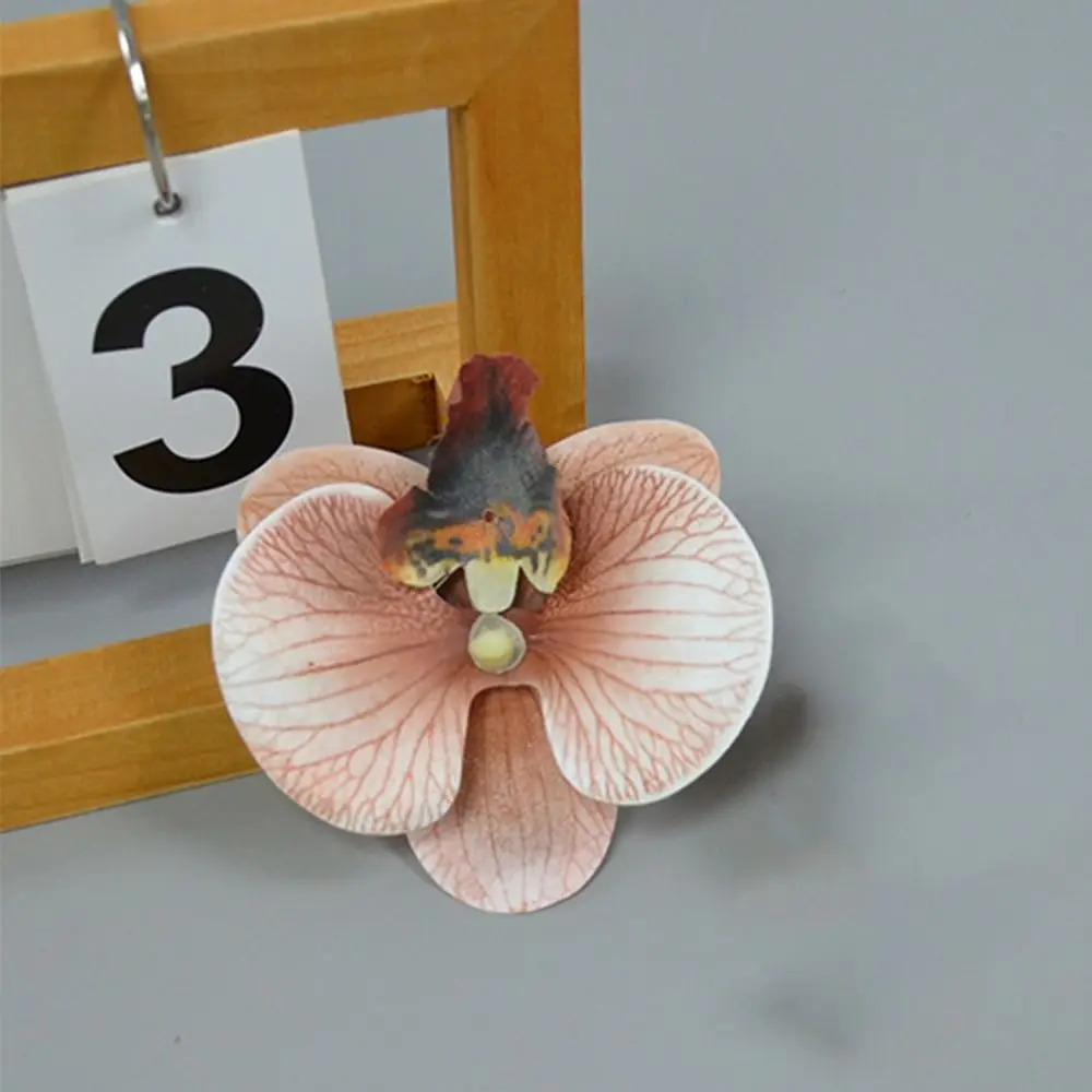 

Earring DIY Jewelry Making Craft Simulated Flower Headdress Handmade Accessories Butterfly Orchid Flower Hairpin Decoration DIY
