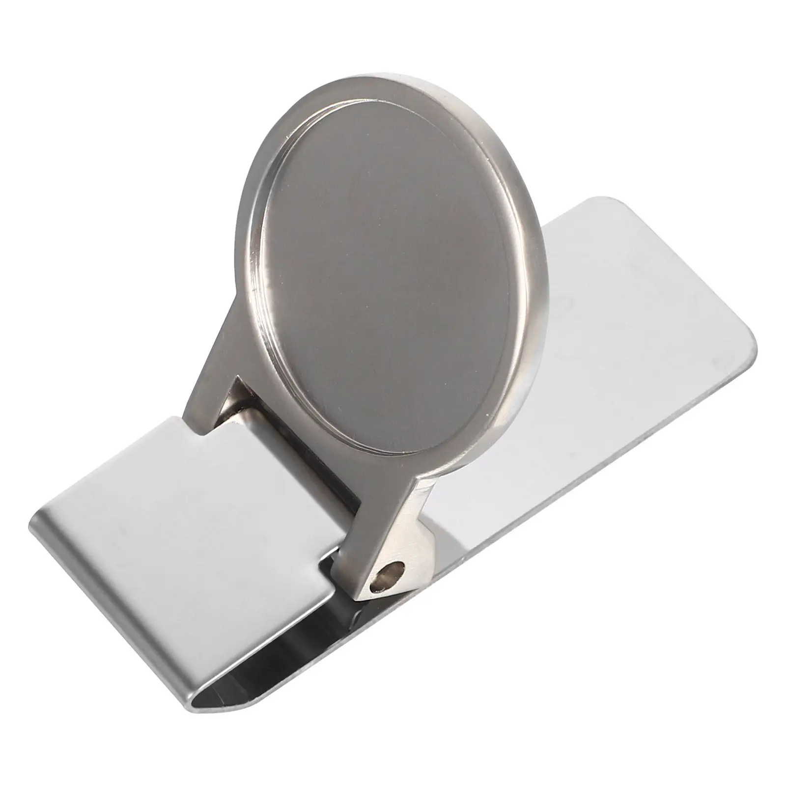 

Stainless Steel Money Clip Sleek Modern Design Strong Magnetic Free Hold Metal Bill Clip for Wallet Alternative Cash Storage