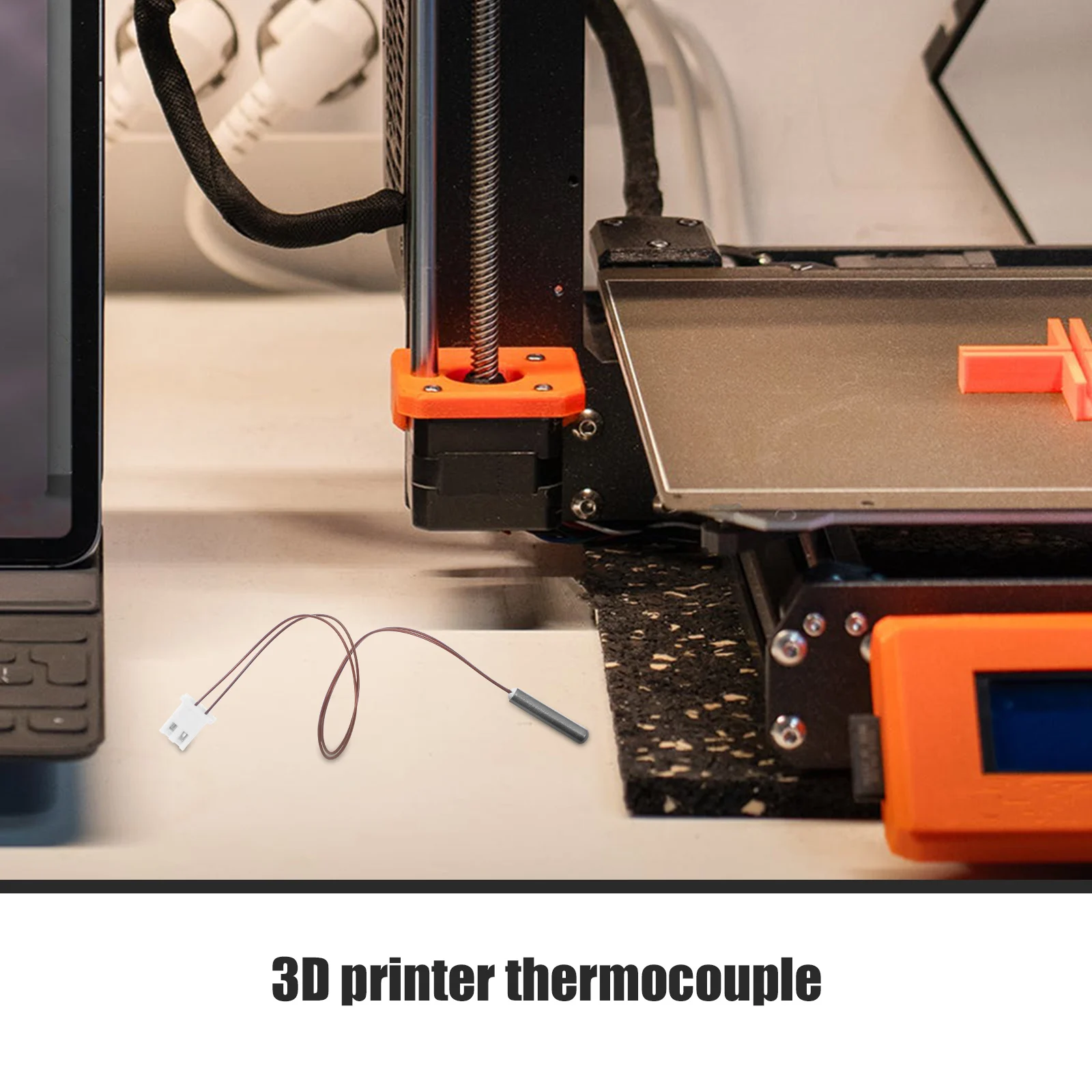 

3D Printing Thermistor Temperature Probes Sensors Multimeter Replacement Thermocouple Heat Sensitive Transmitter