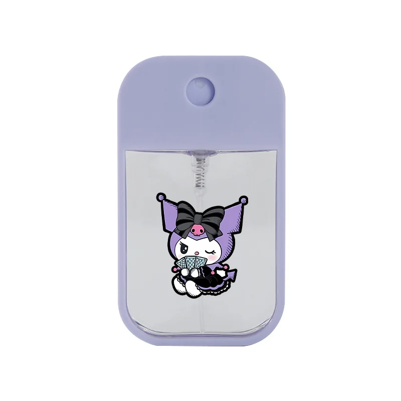 مرحبا كيتي كورومي بطاقة رذاذ زجاجة عطر بلاستيكية 45 مللي رذاذ الماء زجاجات لطيف المحمولة البسيطة عن طريق الفم رذاذ البخاخ الدعامة #4