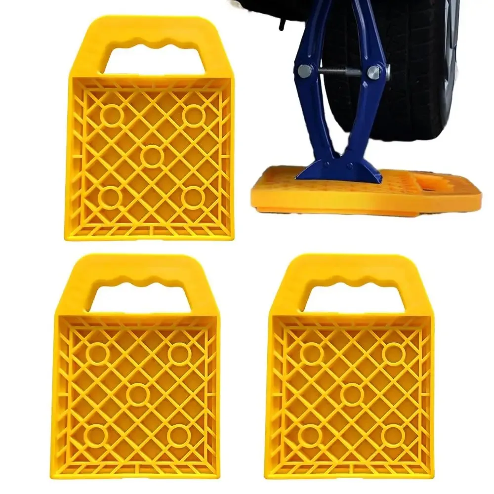 4pcs Jack Pad Prevent Jacks Sinking Anti Slip Weather Proof Leveling Stabilizing Jack Block Pad for Camper Caravan Trailer