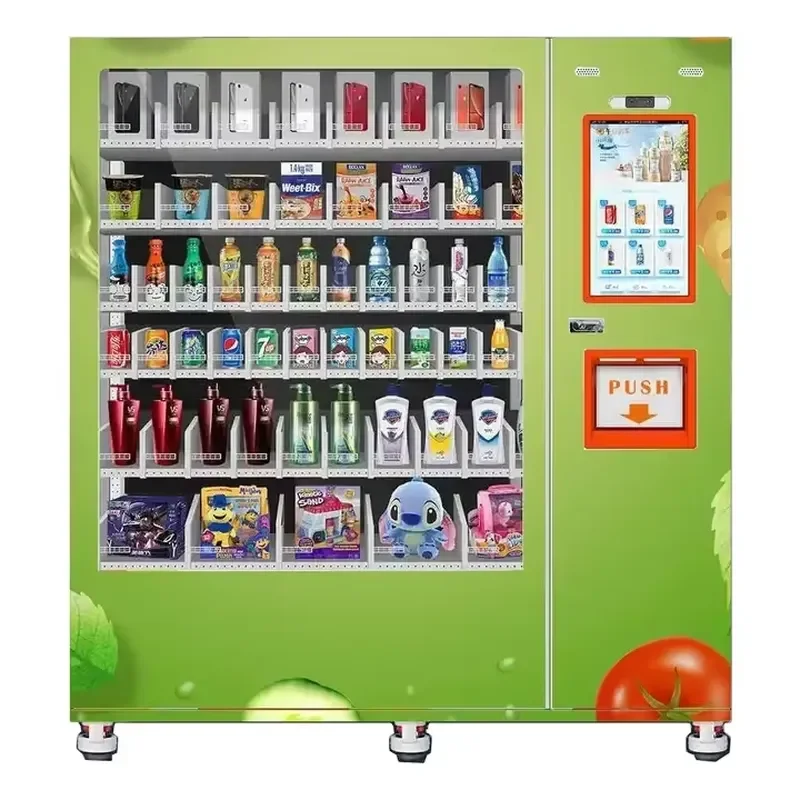 24 Hour Self Service Refrigerated Vending Machine for Ice Cream Frozen Food with MDB Cable