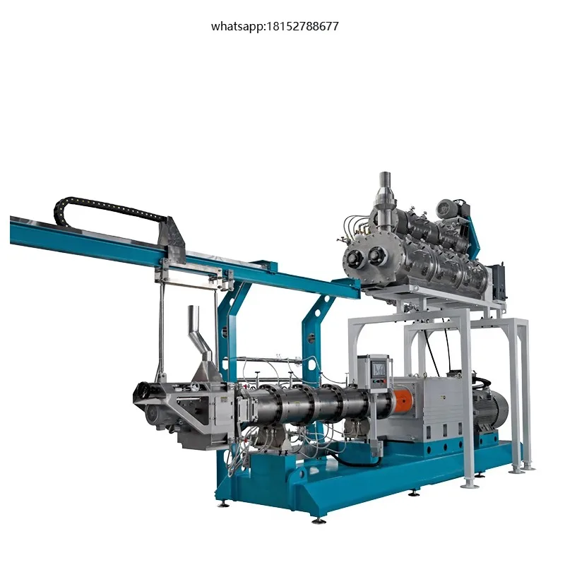 New 2ton/h Small Mini Floating Fish Feed Mixer Pellet Extruder Stainless Steel Electric Engine Pet Food Processing Machinery