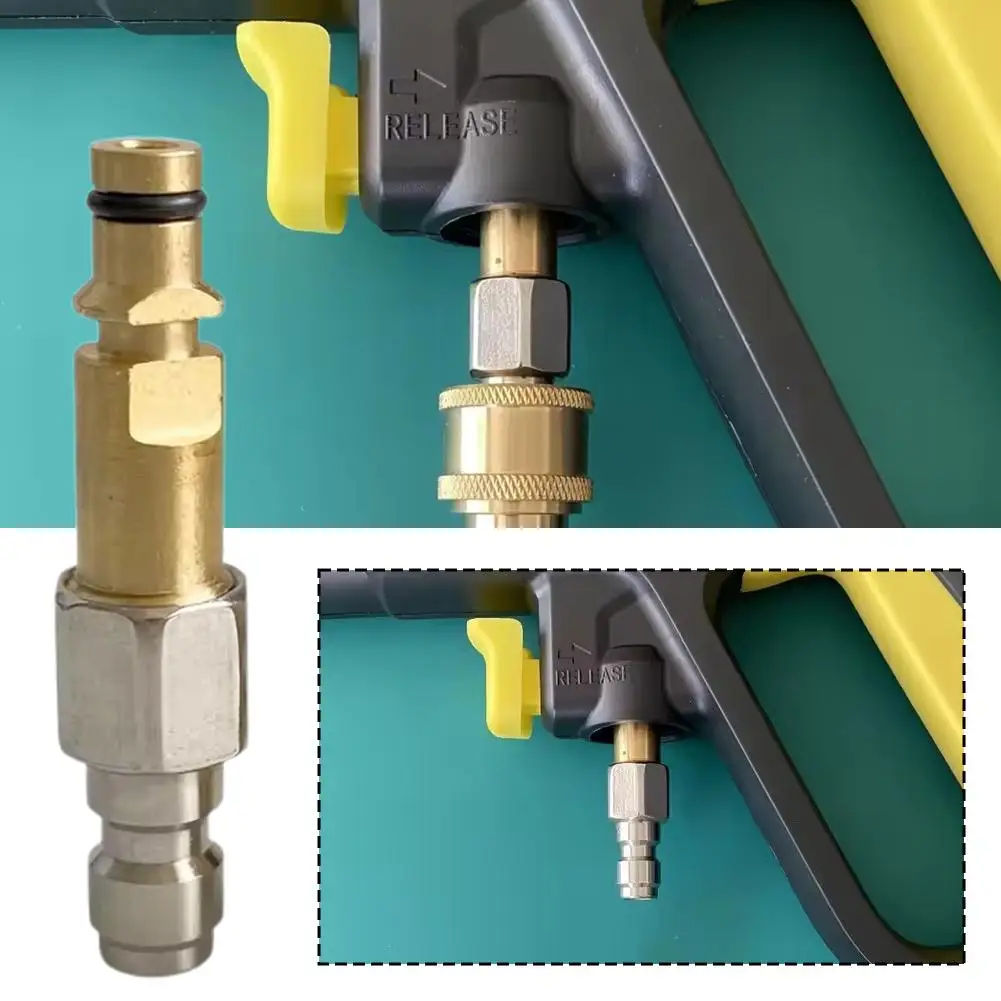 

Car High Pressure Washer Accessories 1/4 Quick Connector Anti-Tangle Adapter Connect Hose And Water Gun For Karcher K Serie C7N9