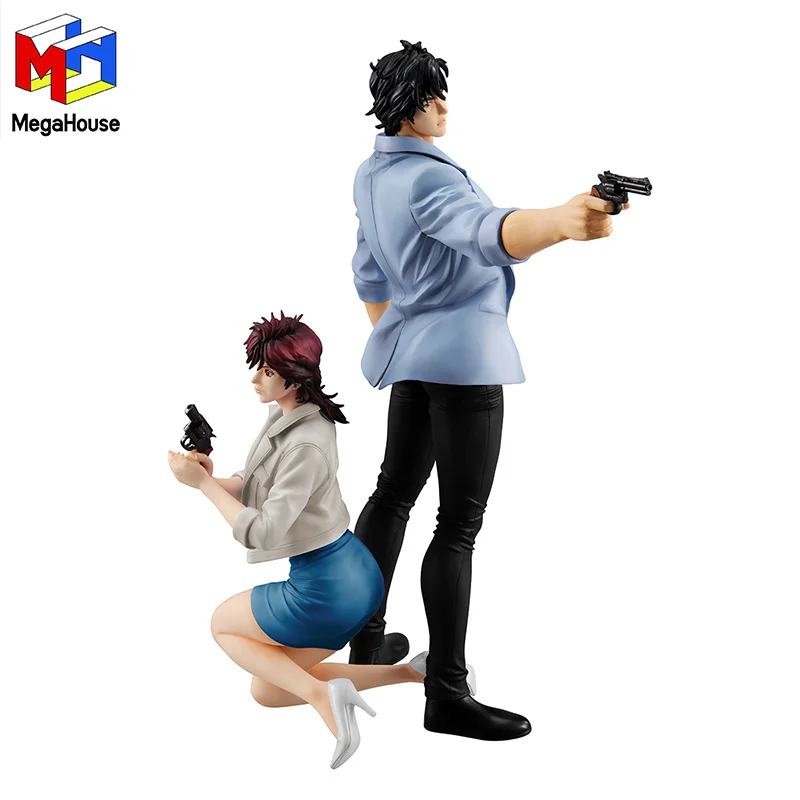 

Megahouse GEM Series Movie City Hunter Ryo Saeba Kaori Makimura Figure Anime Action Model Collectible Toys Gift