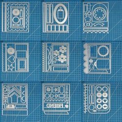 Lucky Goddess Metal Cutting Dies Creative Card Collection Diy Scrapbooking Photo Album Decorative Embossing Paper Card Crafts