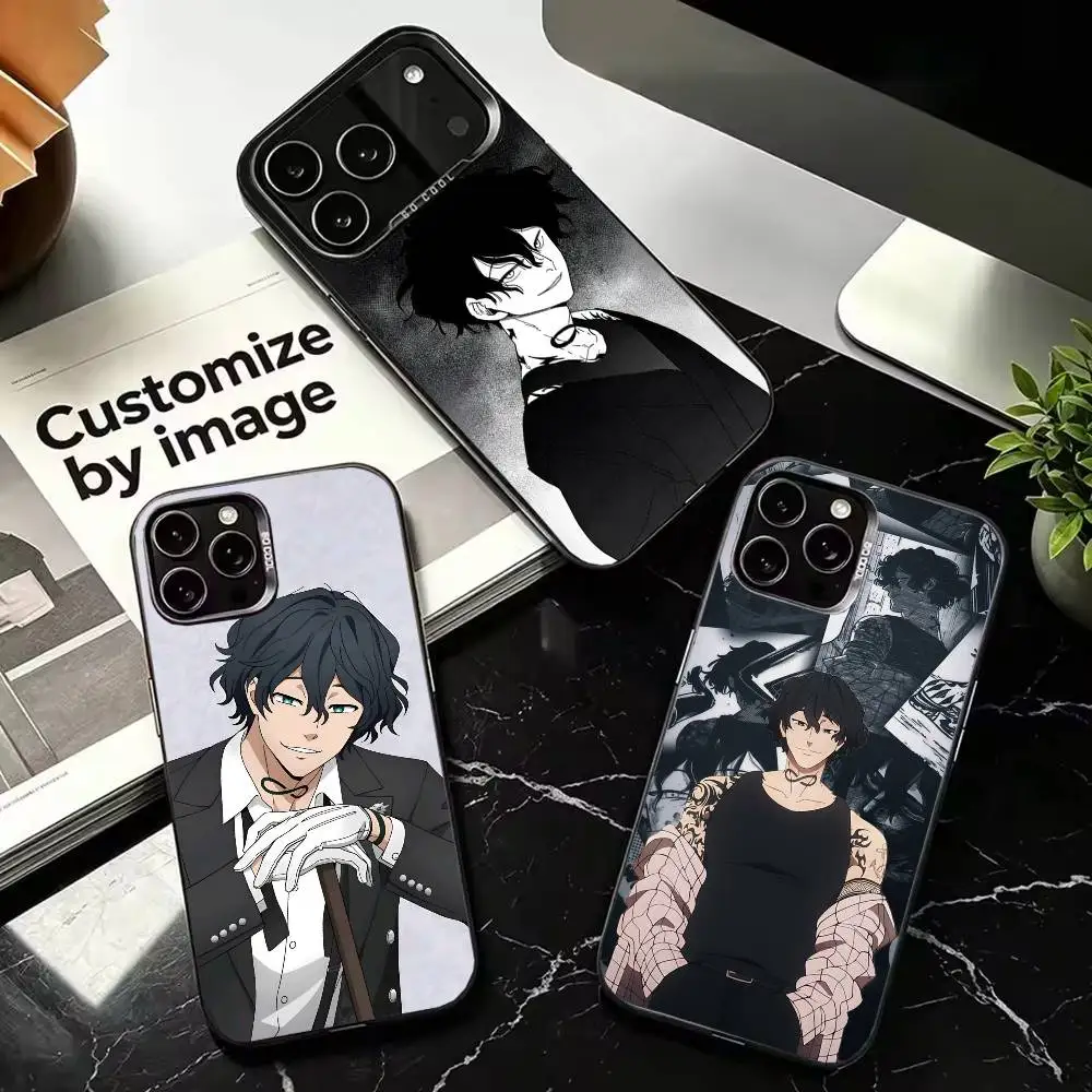 Anime Yamato Shockproof Silver Protective Phone Cover, Suitable for iPhone 11,12,13,14,15,16,17,Plus,Pro,Mini,Max