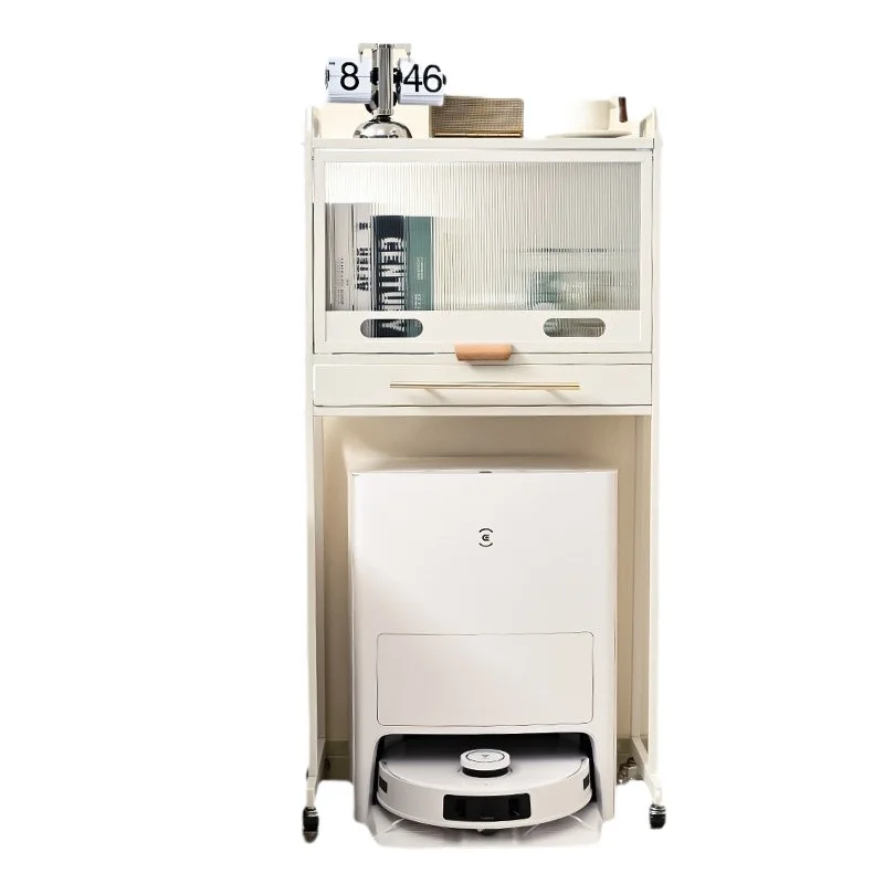 

Sweeping robot rack washing machine storage cabinet empty mobile