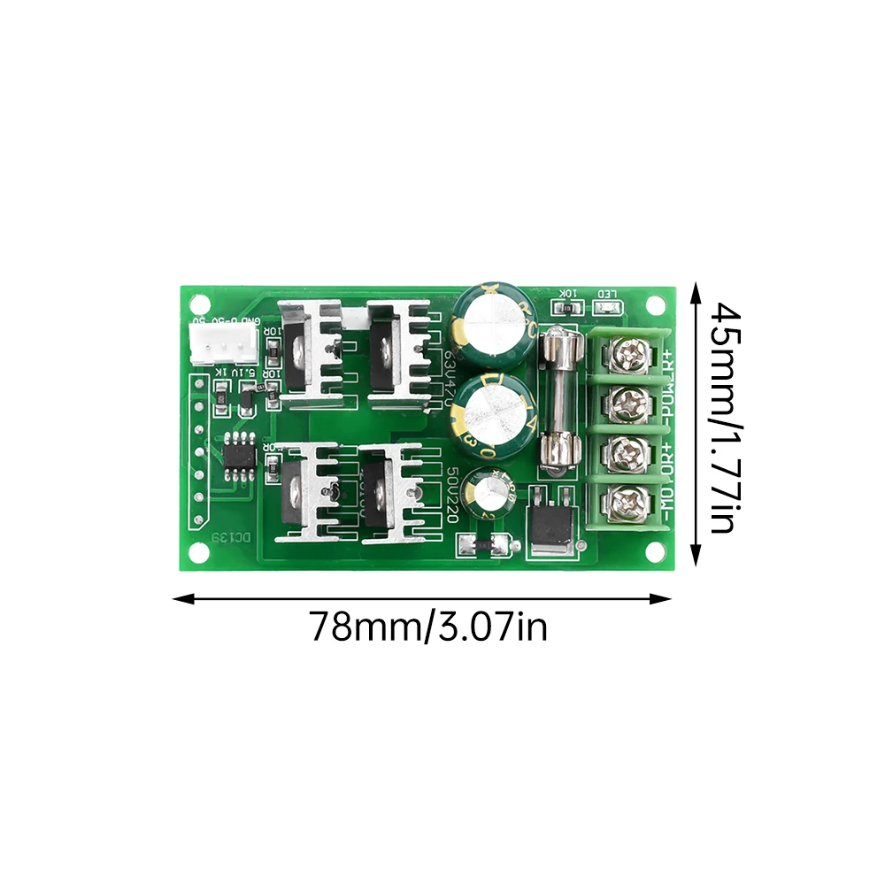 Motor Forward e Reverse Controller, Motor Speed Control Switch, DC Motor Governador, PWM, 16kHz Motor Driver Module, DC 6-30V