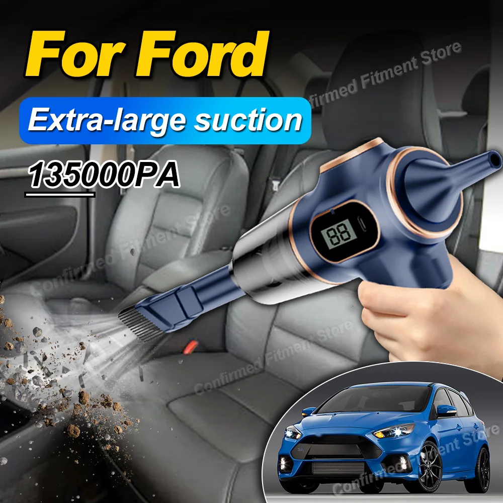 135000PA Extra-Large Suction Handheld Portable Auto Vacuum Cleaner For Ford Explorer Crown Victoria Expedition Focus Ranger Edge
