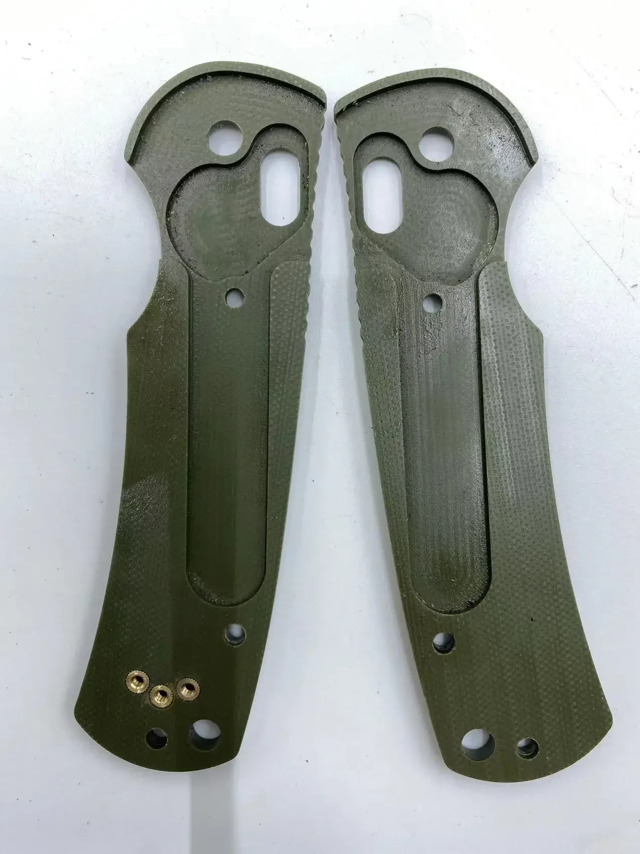 1 Pair G10 Knife Handle Scales for Benchmade Griptilian 550/551 Knives DIY Accessory