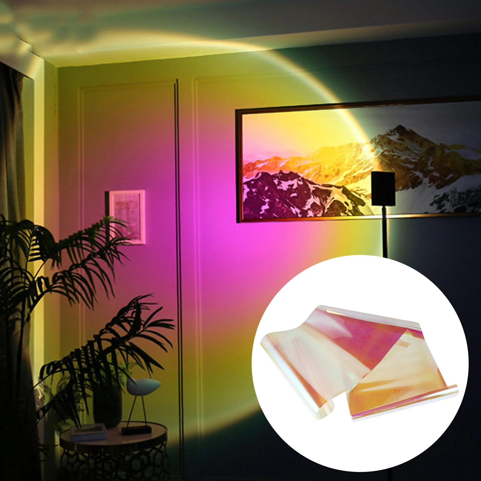 

Film Correction Gel Light Filters Pet Large Transparent Color Sheet for Photo Video Stage Theater Lighting Color Correction