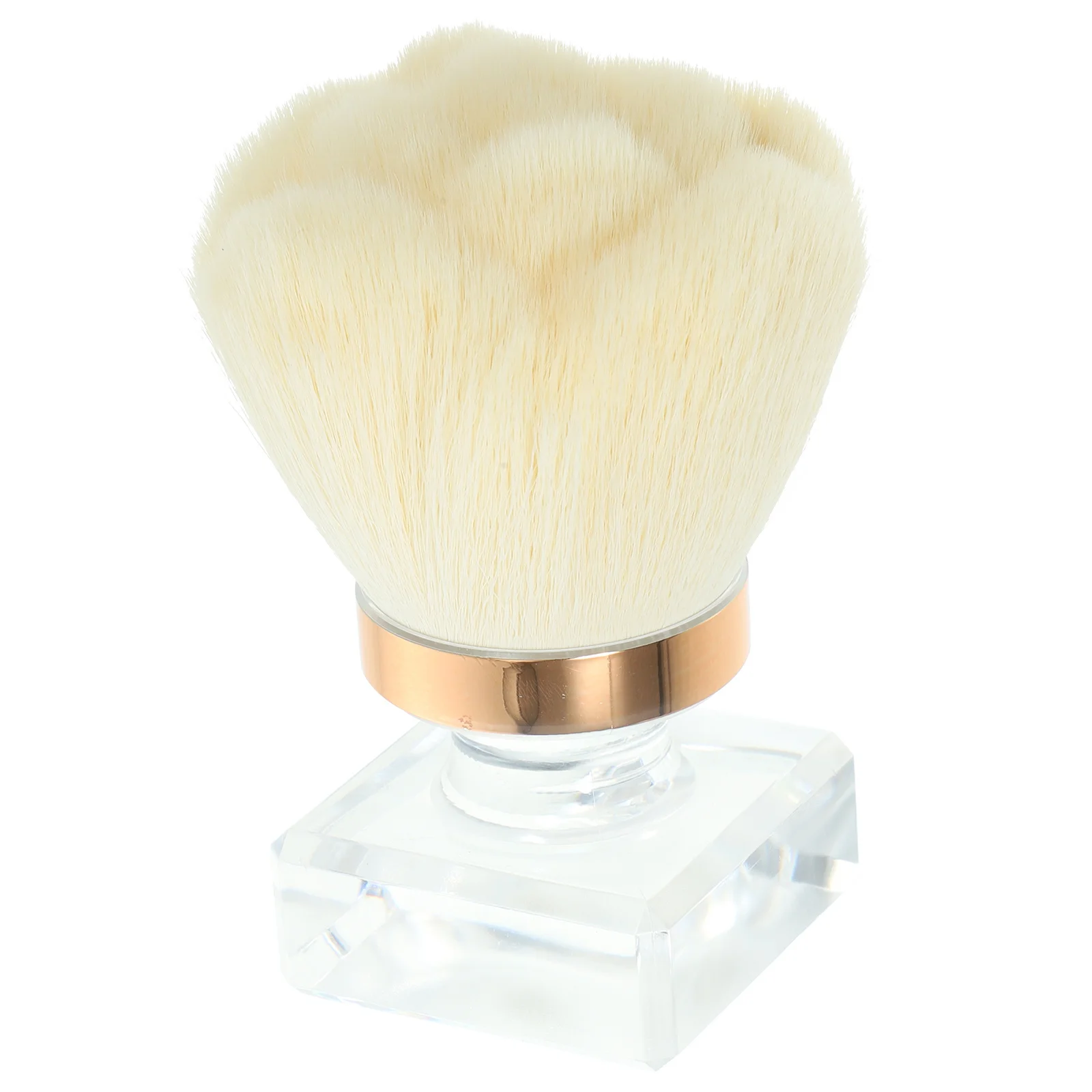 

Comfortable Grip Multi-Use Makeup Brush Durable Powder Blush Tool for Face and Nails Economic Practical Accessory