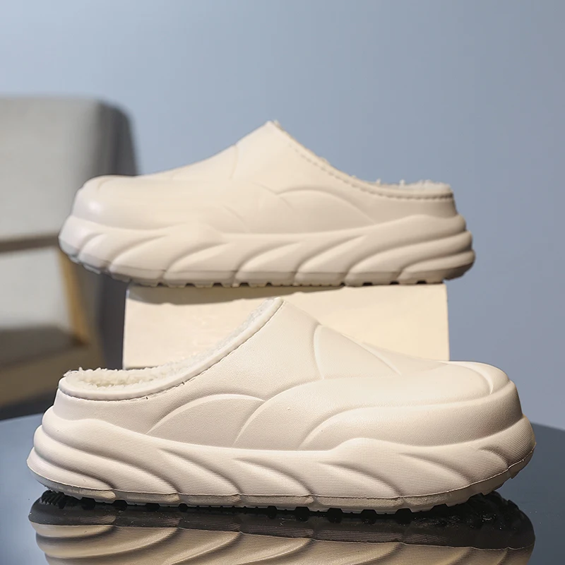 

Men's Shoes Mens Eva Cotton Slippers Casual Simple Platform Comfortable Outside Hard-wearing Fashion Comfortable Mans Footwear