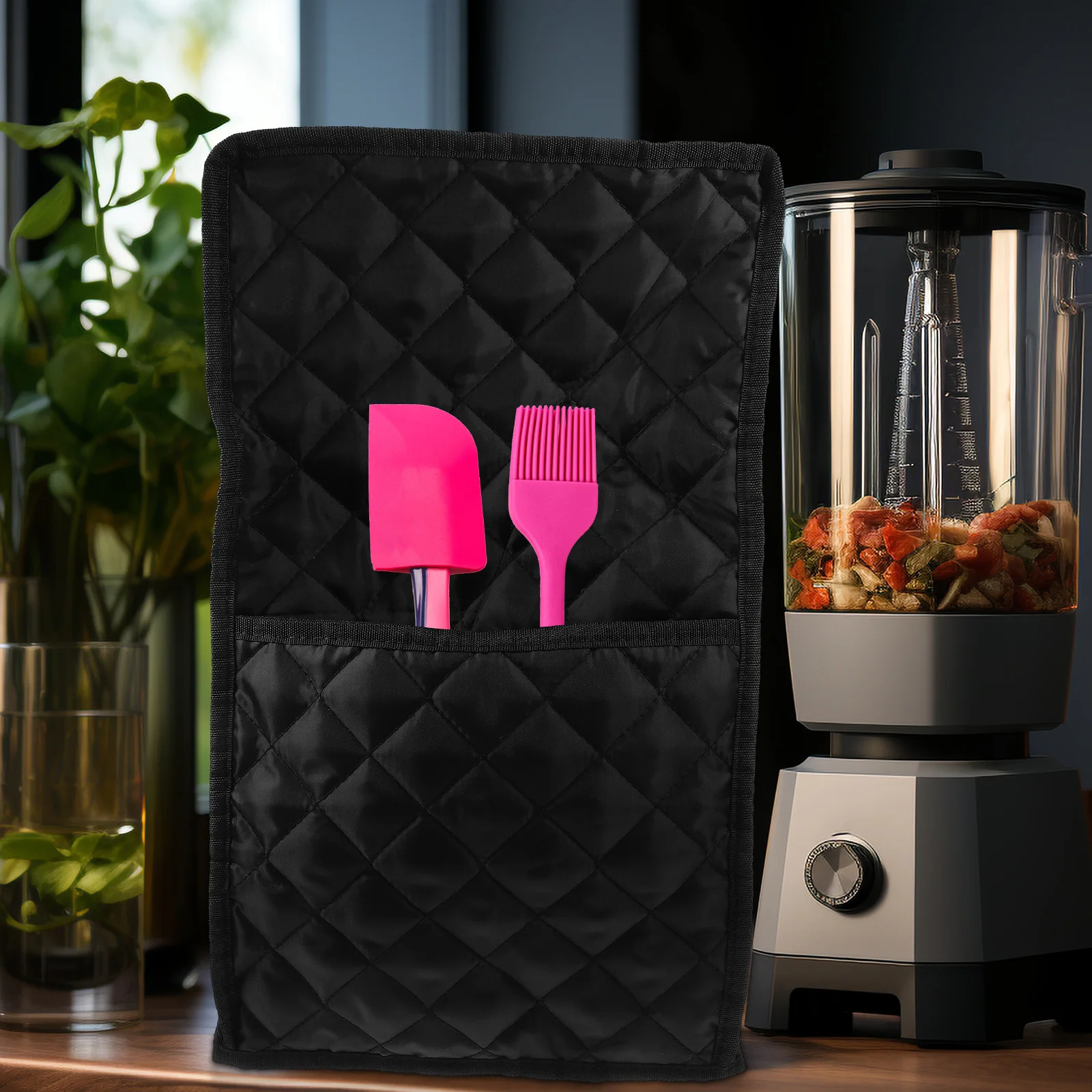 

High Quality Stand Mixer Protective Cover Polyester Material with Front Pocket Dustproof Kitchen Mixer Storage Case