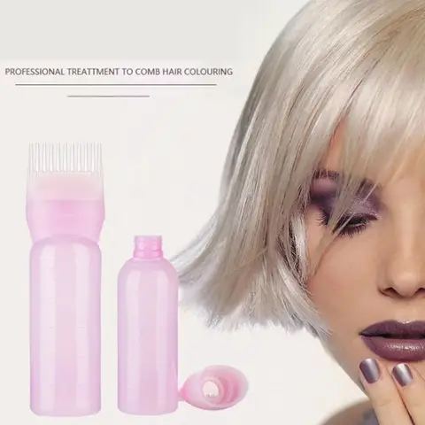 헤어 염색 샴푸 병, 헤어 오일 빗 병, 헤어 살롱 헤어 도구, 120ML