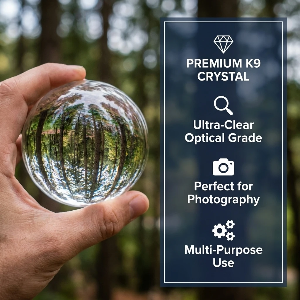 Crystal Ball for Photography 1 - Lens Ball Crystal 评论和价格