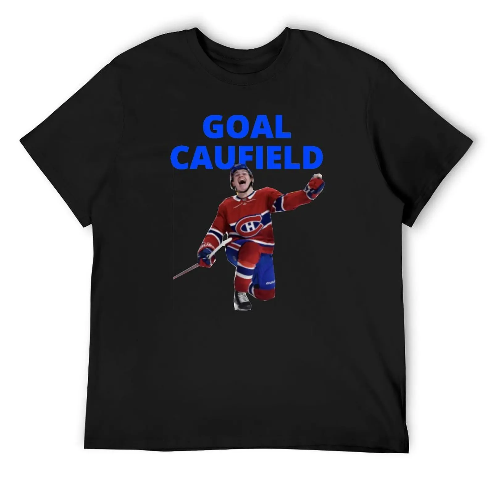 

GOAL CAUFIELD T-Shirt blue archive blanks customs design your own baggy shirts mens t shirts pack