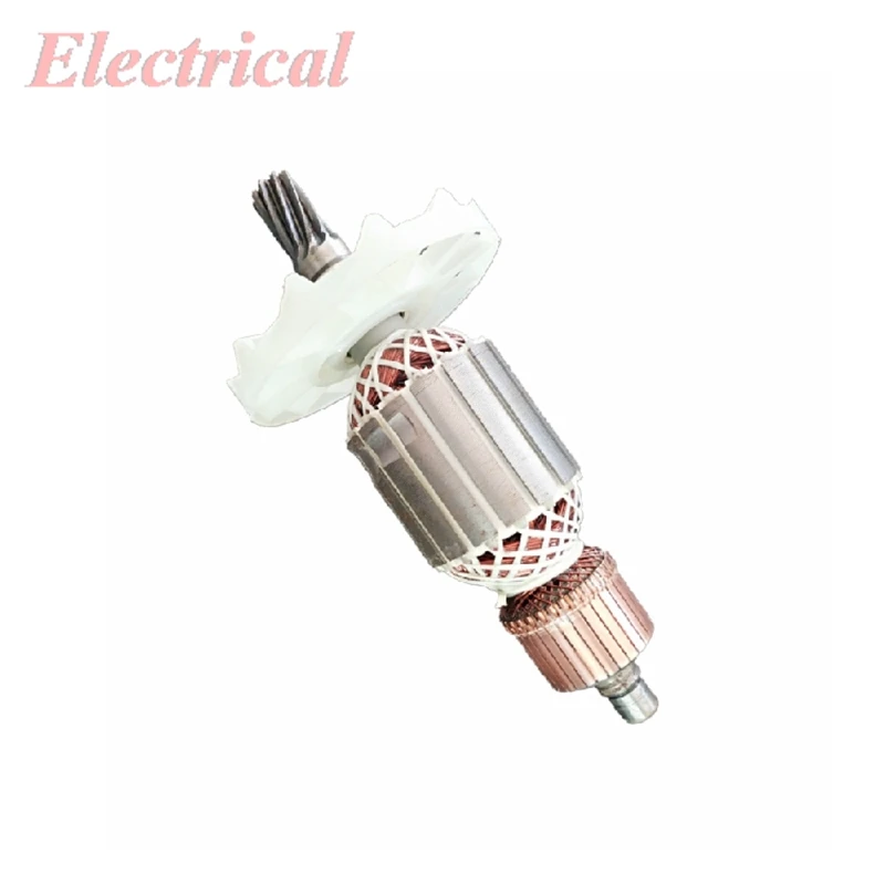 

1PC Electric Motor Stator/Rotor For Hitachi PH65A Circular Saw 15mm Drive Shaft Rotor Armature 9 Teeth/55mm Core Armature AC220V