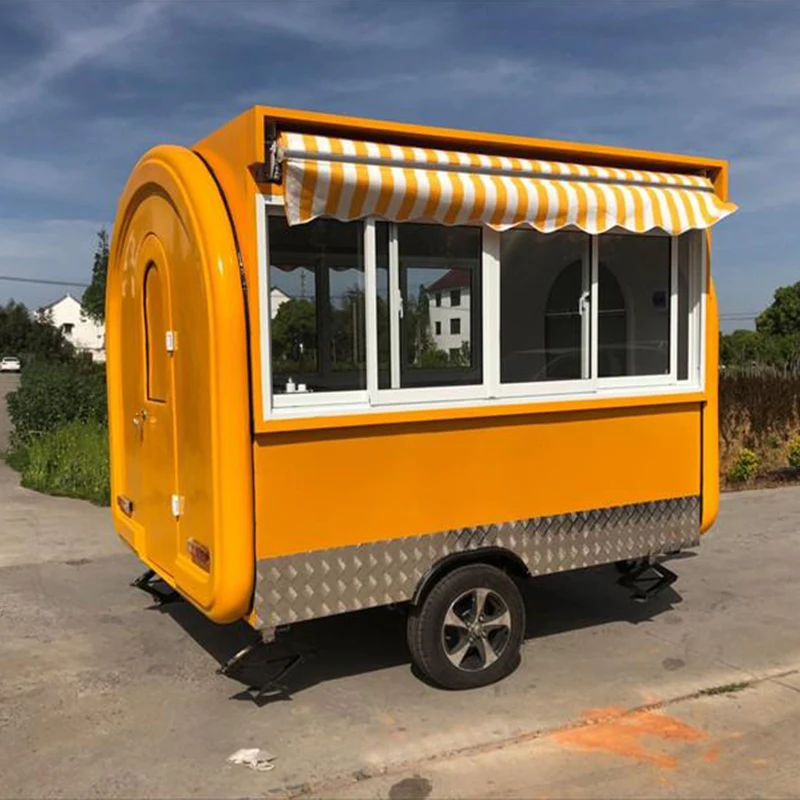 

Hamburger Mobile Food Cart Caravan Food Truck Food Trailer For Mobile Business Customized Car Restaurant Restaurant Equipment