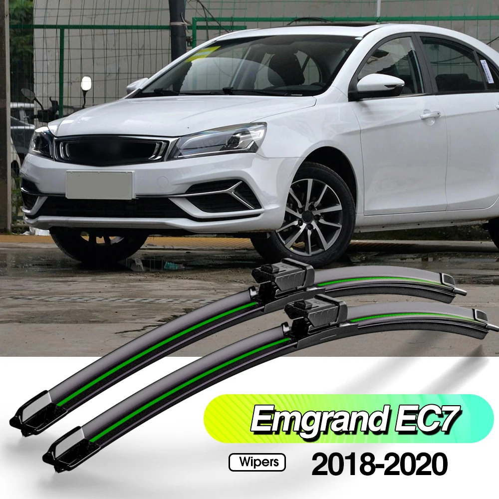 

For Geely Emgrand EC7 2018-2020 2pcs Front Windshield Wiper Blades Windscreen Window Accessories 2019