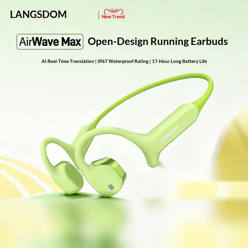 LANGSDOM AirWave Max – bezprze – Bone Conduction Running Headphones recenzja i cena