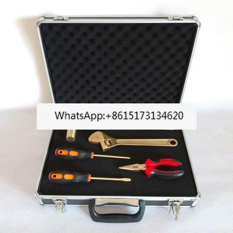Combination tool 5-piece set, canvas hanging bag non-spark copper tool set