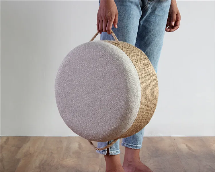 Small stool household low  living room bench sofa  antique solid wood round Chinese pedal  shoe changing