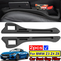 Car Seat Gap Filler Crevice Organizer Storage Plug Strip For BMW Z8 E52 Z4 E85 E86 E89 G29 Roadster Z3 E36 Interior Decoration