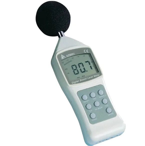 

AZ8921 LCD Digital Sound Level Meter Noise Meter Decibel Meter Noise Detector Range 30-130dB With Big LCD