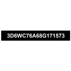 Fully Engraved Aluminum Frame NO. VIN Plate Serial Number Motorcycle For Kawasaki Suzuki Honda Yamaha ALL