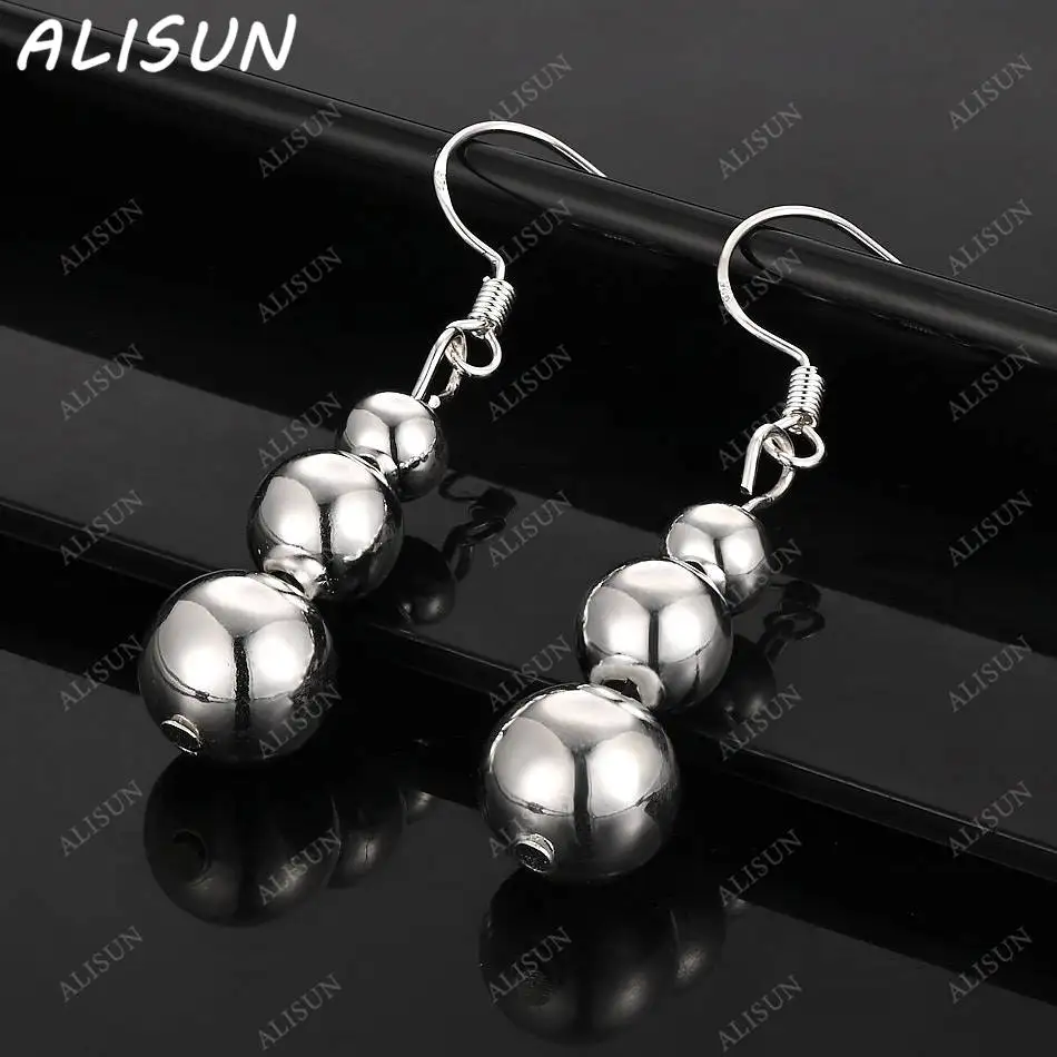 

ALISUN 925 Sterling Silver Ball Earrings Drop Earrings For Women Creativity Gifts Street All-match Party And Daily Wear