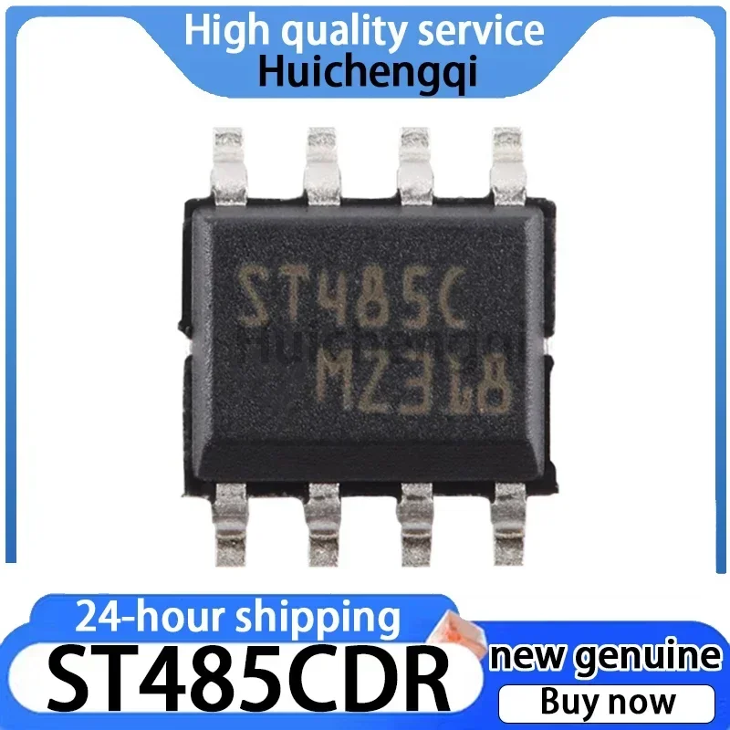 5PCS Original Genuine ST485CDR SOP-8 Low-power RS-485/RS-422 Transceiver Chip