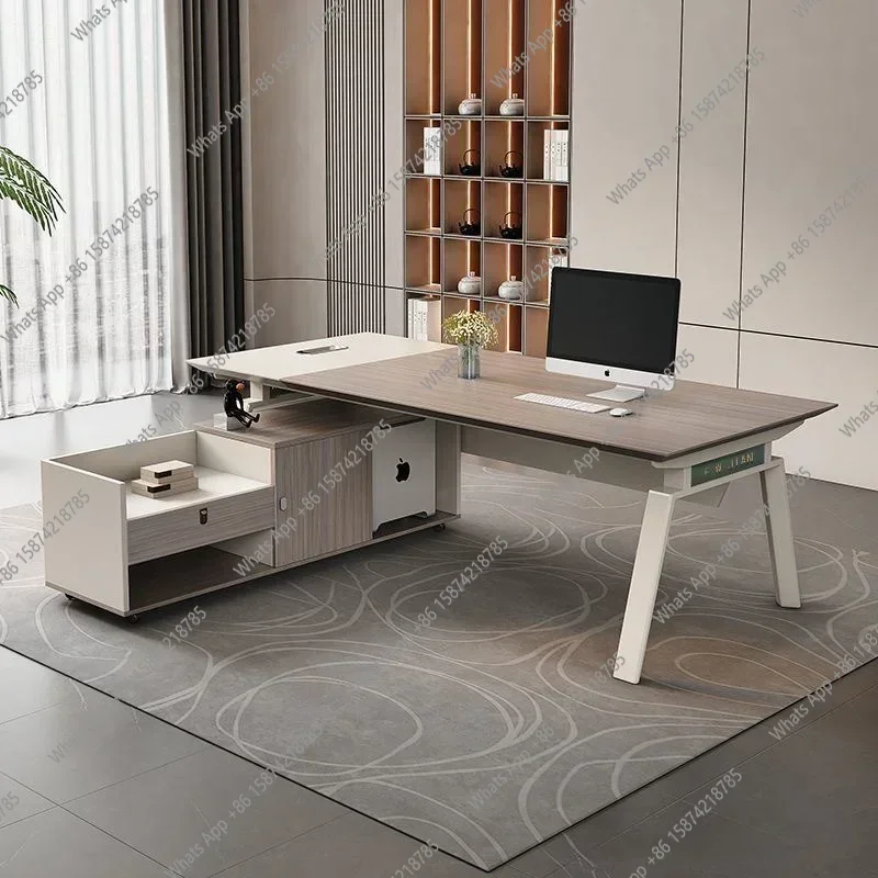 

J Минималистичный офисный стол Boss с ящиками, органайзер для конференций, офисный стол для секретаря, современное хранилище Mesa De Escritorio, мебель для стола