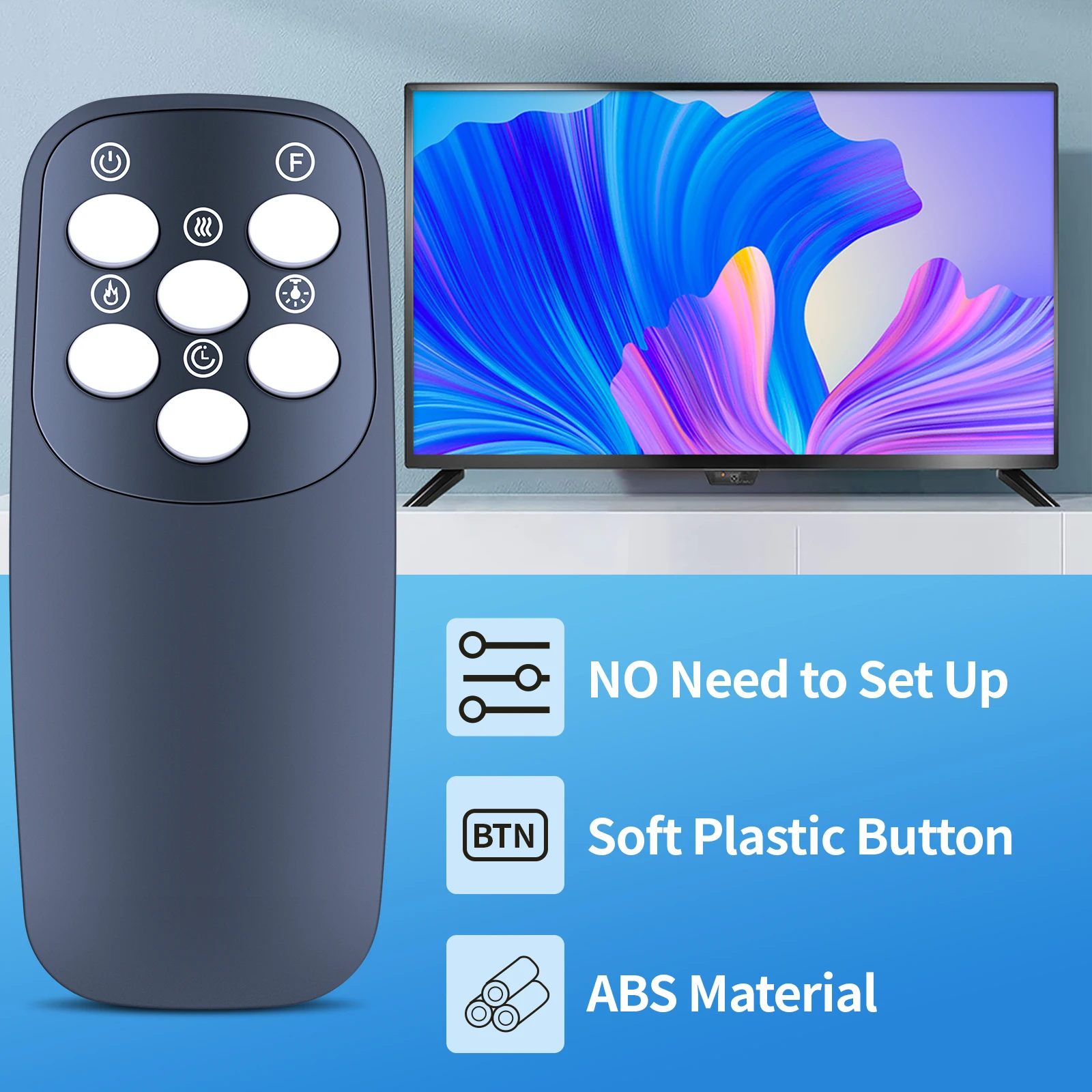 新しいリモコン Intertek IF-32FSB 電気暖炉ヒーター用