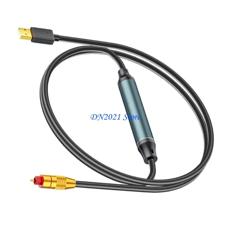 F3KE USB to Optical SPDIF Converters Analog to Digital Sound Adapter for Enhances