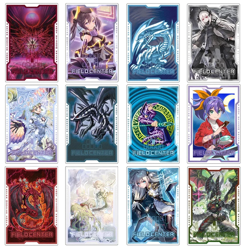 

Anime Game Yugioh Card Field Center Cards Dark Magician IP Masquerena Centur-Ion Celina Diabellstar Acrylic Card Partition Gift