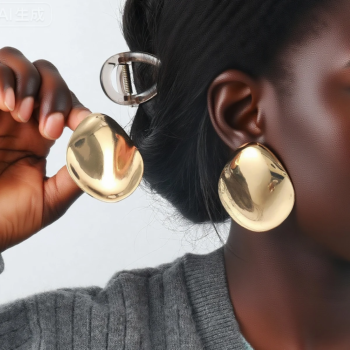 

ZAA Vintage Irregular Geometric Drop Earrings for Women Personality Banquet Party Jewelry Ear Accessories